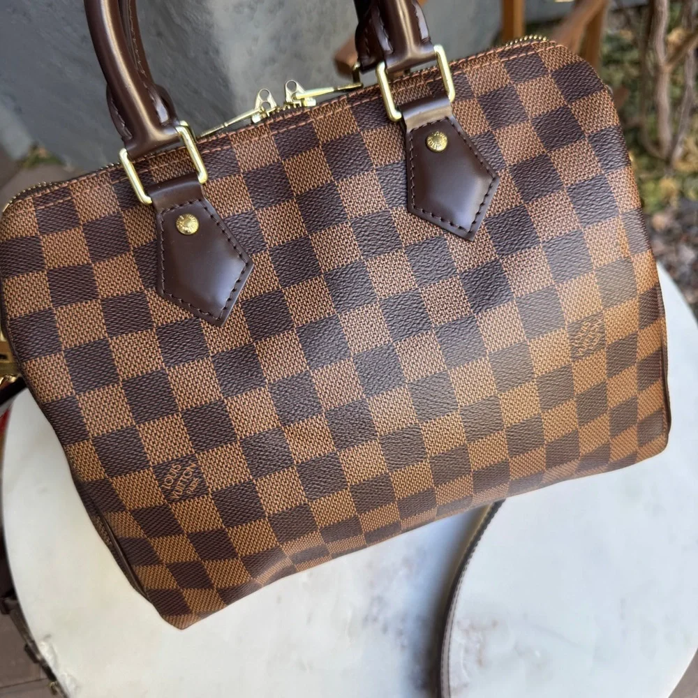 Louis Vuitton Damier Ebene Speedy Bandoulière 25 - Picture 3 of 16